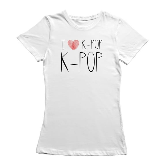 I Love K-Pop K-Pop Graphic Women's T-shirt