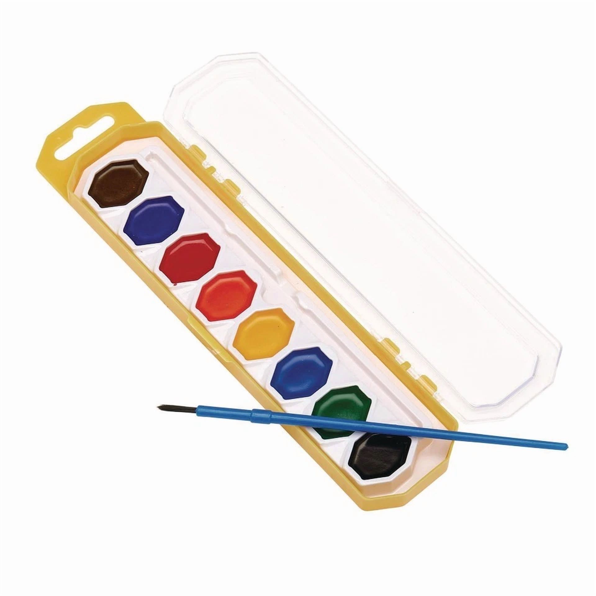 Cra-Z-Art 1065172 Washable Watercolors Palette Tray - Assorted Colors (8/St) New