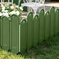 thumbnail image 7 of Decorative Garden Fence (9.8x8.9 Inch), Weather Resistant Picket Edgings, Modular Plastic Border for Flowerbeds and Lawns, 7 of 7