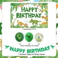 thumbnail image 2 of Dinosaur Birthday Party Decorations - Dinosaur Birthday Backdrop, Happy Birthday Banner Dinosaur, Dinosaur Pint Balloons, Dinosaur Party Decorations for Boys Girls 1st 2nd 3rd 4th 5th 6th Birthday, 2 of 6