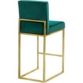 thumbnail image 2 of Meridian Furniture Giselle 26"H Velvet Counter Stool in Green, 2 of 7