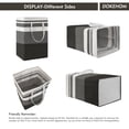 thumbnail image 6 of DOKEHOM 80L [2 Pack] Freestanding Laundry Hamper with Handle, Collapsible Large Cotton Storage Basket for Clothes (Gradient Grey), 6 of 6