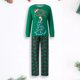 thumbnail image 1 of Disfraz Premium Vestido familiar para padres e hijos, patrón de árbol de Navidad, ropa de dormir (XL mamá) Kuymtek Verde T XL para Unisex, 1 of 6