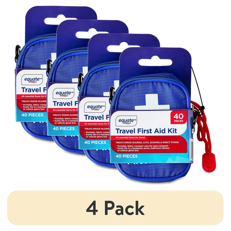 Equate 40-Piece Travel First Aid Kit, 4-Pack photo 1