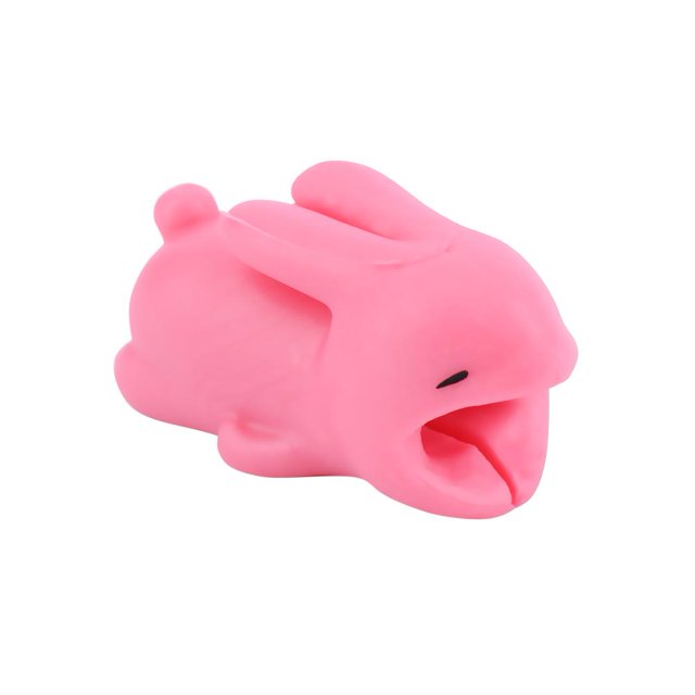 Peggybuy Bite Cartoon Animal Cable Protector Cord Wire Protection Cable Winder (G)