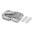 thumbnail image 1 of Unique Bargains 50mm x 15mm Stainless Steel Flat Bracket Straight Mending Repair Plates 100PCS, 1 of 1