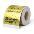 thumbnail image 1 of Etiquetas adhesivas térmicas BESTIKER Holographic Gold 500 piezas, 1 of 8