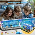 thumbnail image 5 of HOGOKIDS Aquarium Building Sets, 2-in-1 Pivoting Oceanarium Animals Construction Building Toys for Kids Aged 6-12, 5 of 10