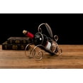 thumbnail image 4 of Asian Home Wine Bottle Holder Freestanding Countertop for Wine Storage, Metal, Copper, 4 of 4