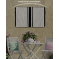 thumbnail image 6 of Outdoor TV Cover 30 to 32 Inch Weatherproof, Black Farmhouse Stripes Waterproof TV Screen Protector for Outside Decor with Zipper and Pocket 30"L x 19"H&nbsp; , Modern Minimalist Beige, 6 of 7
