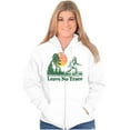 thumbnail image 4 of Leave No Trace Urban Legend Sasquatch Unisex Fleece Graphic Zip Up Hoodie Brisco Brands 2X, 4 of 5
