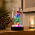 thumbnail image 5 of YingYouFu Lighted Christmas Cloche Decor, Battery Operated Mini Scene Ornament, Tabletop Tree Dome Decoration for Party Home Gift Present Display, 5 of 7