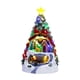thumbnail image 2 of Adornos navideños: Tren luminoso con música, casita de Navidad, árbol de Navidad, casita de nieve, adornos de escritorio, caja de música, regalo de Navidad., 2 of 6
