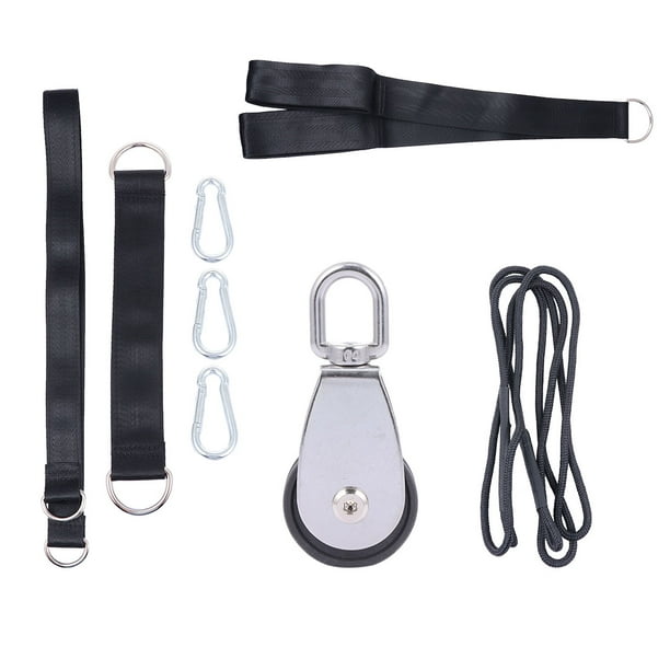 EeaseMX 1 juego de sistema de polea con cable para tríceps, sistema de polea de carga DIY para gimnasio en casa
