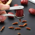 thumbnail image 4 of Stainless Steel Cherry Pitter & Date Olive Corer Remover Tool,Easy Grip Kitchen Gadget for Fast Fruit Prep,Dishwasher Safe, 4 of 7