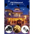 thumbnail image 4 of Luces Icicle Lights ROSCOO 12,8 m, 400 LED, 8 modos, IP65, a prueba de agua, 4 of 7