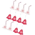 thumbnail image 4 of 12x Christmas Bell Hanging Tags Wood DIY Ornament Xmas Tree Hanging Pendants, 4 of 9