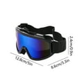 thumbnail image 3 of Japceit Double Layer Ski Goggles, Polarized Sports Glasses, Anti-Fog Windproof Sunglasses for Mountaineering, Cycling, Outdoor, 3 of 6