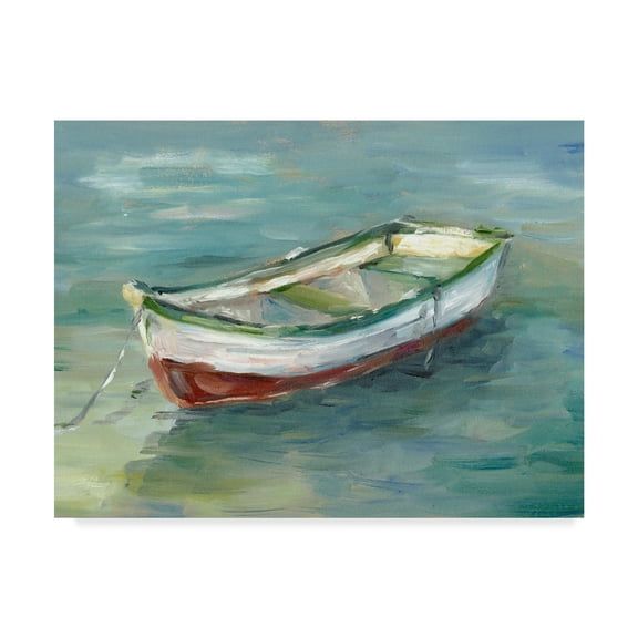 Trademark Fine Art 'Boats By the Shore I' Canvas Art by Ethan Harper