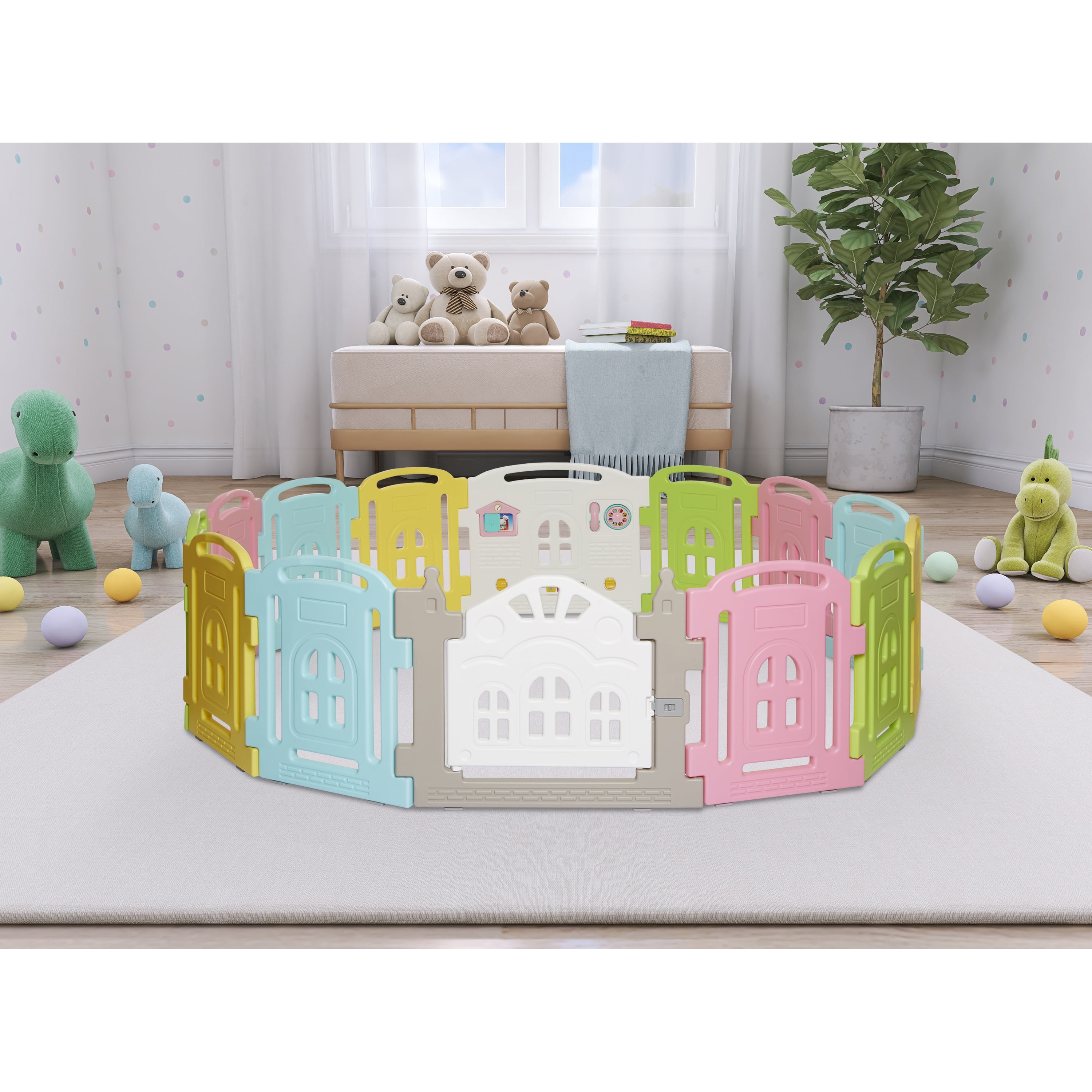 Dream On Me 14 Panel Groovy Play Center/ Playpen / Playard