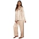 thumbnail image 5 of Pijama de estilo europeo y americano ancho de Jacquard para el hogar, ropa de mujer, suministro de comercio exterior, cárdigan de satén de manga larga, 5 of 5