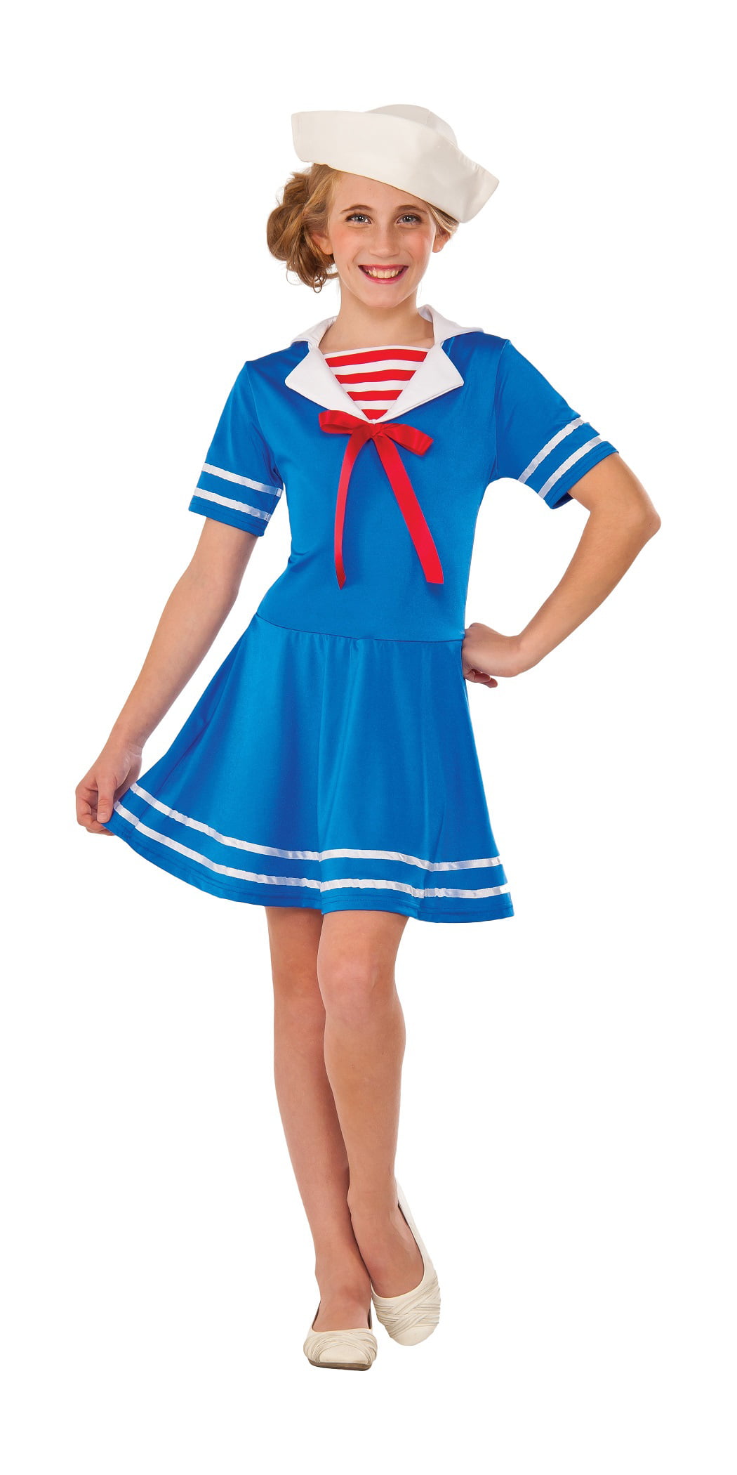 Sea Sweetie Navy Sailor Girl Retro Old Fashion Military Girls Dress ...