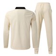 thumbnail image 4 of Wavsuf Men's Sweatsuits Set 2 piece Jogger Set for Men Motion Shirt Sweatshirt and Sweatpants Khaki Size L, 4 of 8