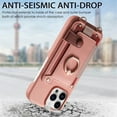 thumbnail image 2 of for iPhone 14 Pro Max Wallet Case with Elastic Card Holder & 360° Rotatable Ring Stand, Vintage PU Leather Kickstand Slim Fit Shockproof Cover with Shoulder Strap for iPhone 14 Pro Max - Pink, 2 of 9