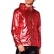 thumbnail image 4 of Chaqueta de fiesta y club con capucha y cremallera INSPIRE CHIC para hombres Rojo 2XL, 4 of 6