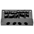 thumbnail image 4 of 4 Strings Bass Bridge, With Screws Electric Bass Tailpiece Electric Box Guitar Plate  For Bass Parts Black, 4 of 8