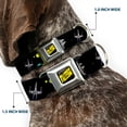 thumbnail image 2 of Star Wars Pet Collar, Dog Collar Metal Seatbelt Buckle, Star Wars Death Star Millennium Falconand XWing Fighter, 16 to 23 Inches 1.5 Inch Wide, 2 of 8