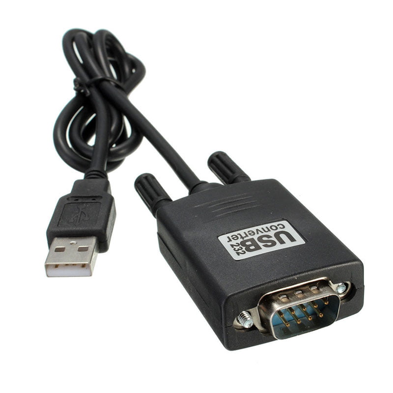 USB 2.0 to RS-232 DB9 Serial Device Converter Adapter Cable Support Win 7 8 10 