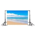 thumbnail image 3 of ABPHOTO 7x5t Photography Backdrop Sea Beach Waves Blue Sky White Cloud Nature Ocean Romantic Photo Background Backdrops, 3 of 4