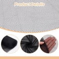 thumbnail image 4 of Tela de malla negra de 1,6 yardas (1,5 m) de ancho, ligeramente elástica, de poliéster, ideal para coser, decorar sombreros y vestidos de novia., 4 of 6