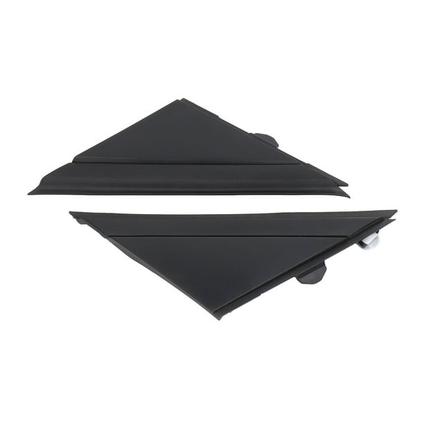 Pair Door Mirror Flag Cover 1SH17KX7AA Left Right Black Decoration