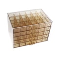 thumbnail image 3 of Acrylic Jewelry Storage Box Holder Earring Rings Necklaces Storage Box Removable Transparent Drawer Nail Glitter Rhinestone Accessories Case clear brown, 3 of 7