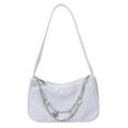 thumbnail image 1 of Retro Women Butterfly Chain Shoulder Underarm Bag Simple Top-Handle Bags Mini Pure Color Handbag, 1 of 7