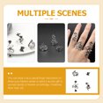 thumbnail image 4 of Miangastore Bagues en Alliage 4 Pcs 1.65x0.71x0.20 Po, 4 of 9