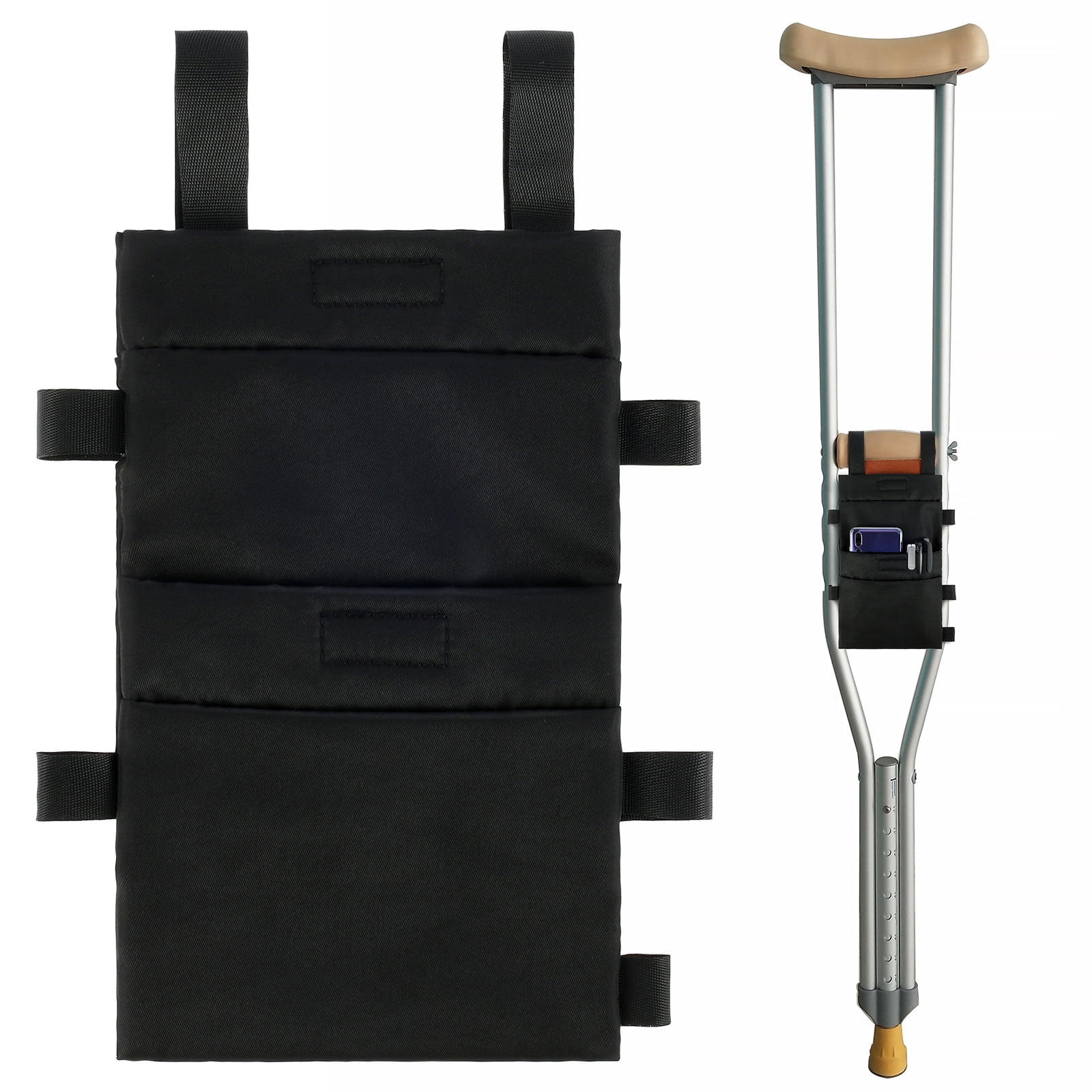 Crutch Pouch Crutch Pouch Lightweight Crutch Storage Pocket with 2