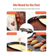 VEVOR Hot Pot with Grill, 2200W 2-in-1 Electric Smokeless Grill and Hot Pot, Korean BBQ Shabu Shabu Hotpot with Separate Dual Temperature Control, Non-stick Pan, for 1-6 People Family Dinning