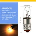 thumbnail image 4 of Ruiandsion E5 Base Miniature Halogen Light,10-Pack,12V 0.45W 80LM 3000K Warm White for Models Crafts Miniature Buildings Retro Flashlights, 4 of 8