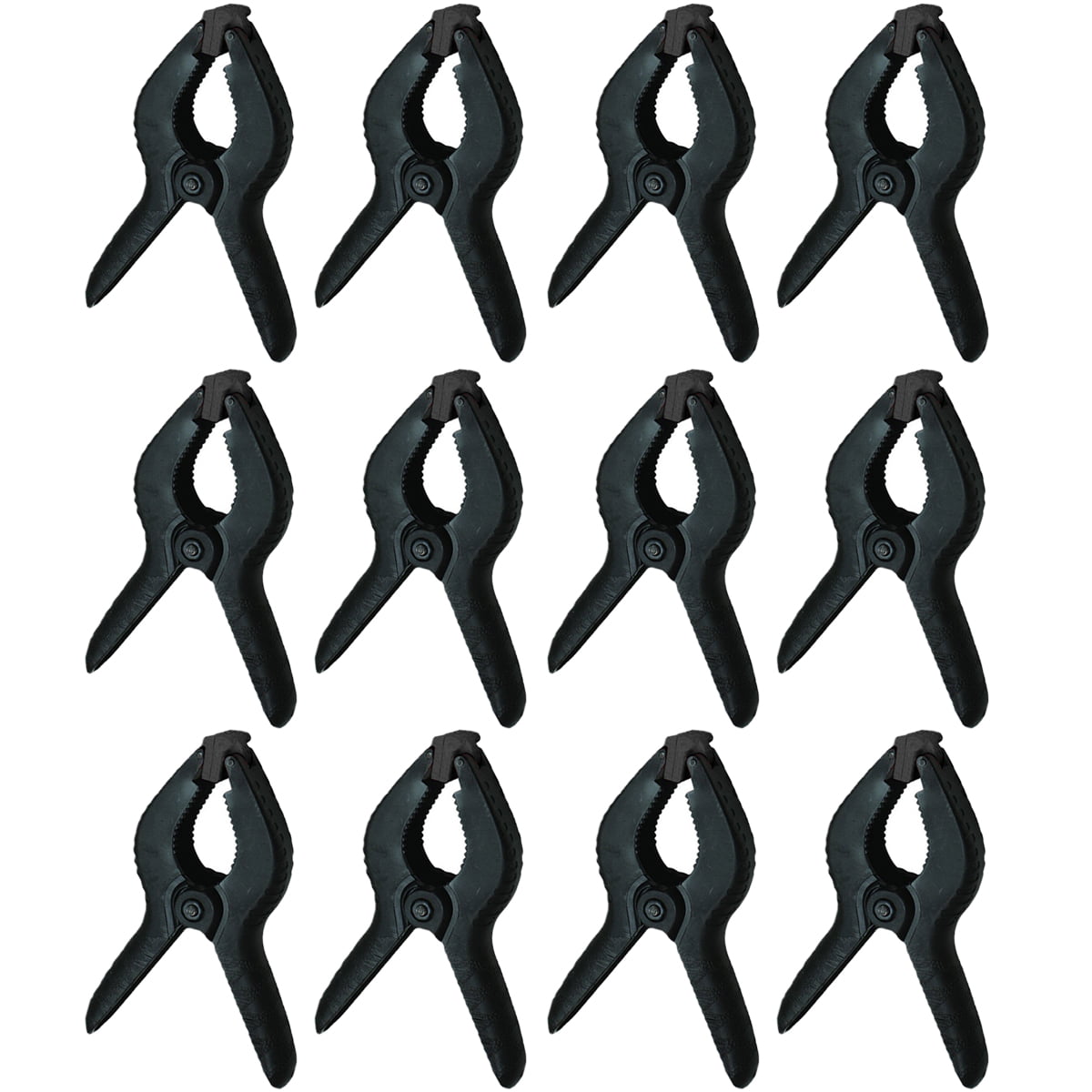 6 Inch Spring Clamps Large Heavy Duty Plastic Muslin Clamps Online Best Service 12 Pack 