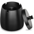 thumbnail image 1 of Ashtray Stainless Steel with Lid Heavy Ashtray Storm Wind Non-Slip Base, 1 of 5