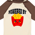 thumbnail image 4 of Inktastic French Fries Powered By Fries Boys or Girls Long Sleeve Baby Bodysuit, 4 of 5