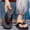 Black, variant on WIZUTIZ Men's Flip Flops Casual Beach Thong Sandals with Textured Footbed for Outdoor