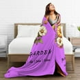 thumbnail image 6 of Personalized Custom Throw Blanket for Mom, Customizable with Her All Children's Names, Perfect Mother’s Day and Birthday Gifts, Lavender, 60X40 Inches., 6 of 9