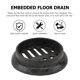 thumbnail image 3 of 1Pc Embedded Floor Drain Household Ground Leakage Garden Drainage (Black), 3 of 3