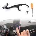 thumbnail image 1 of 360°Rotation Car Phone GPS Mount Holder Stand Fit For Mini Cooper Gray, 1 of 7
