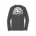 thumbnail image 2 of Gravity Outdoor Co. Chemise à Manches Longues - Charbon - Logo Blanc - 3TG, 2 of 2