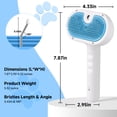 thumbnail image 3 of Pet Steam Brush for Dog & Cat - 3-in-1 Steam Grooming Brush for Shedding & Hair Removal - Self Cleaning Spray Comb with Mist for Long Haired Pets, Blue, 3 of 5